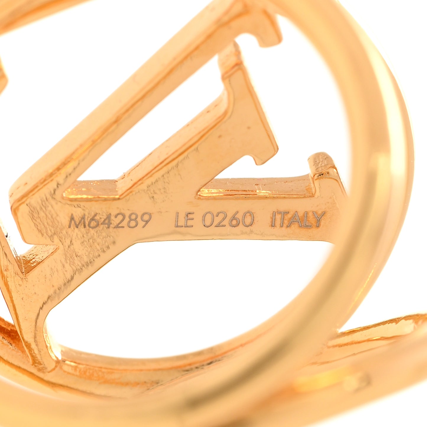 Louise Scarf Ring Holder Gold