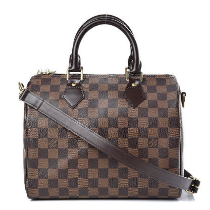 Louis Vuitton Damier Ebene Speedy Bandouliere 25 1 of 10