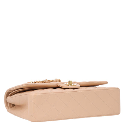 Chanel Lambskin Quilted Medium Double Flap Beige 4 of 11