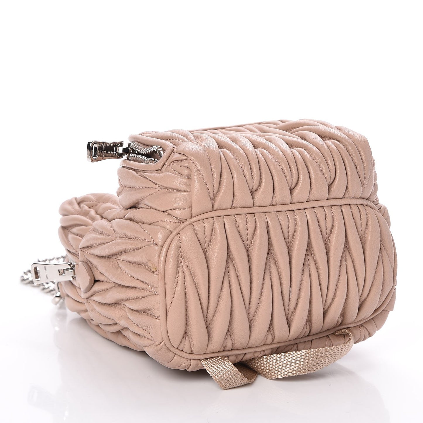 Nappa Matelasse Mini Backpack Cammeo