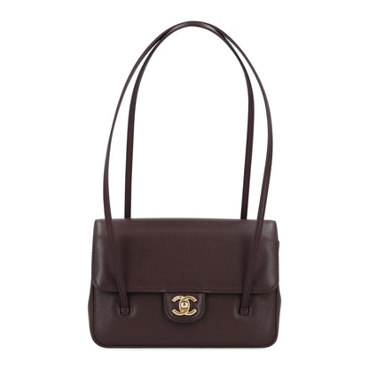 Chanel Shiny Caviar Preppy Coco Small Flap Dark Brown 1 of 11