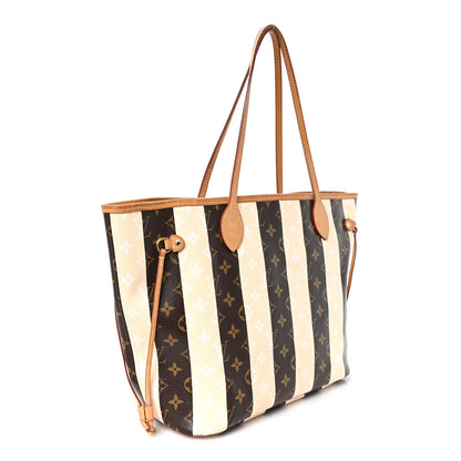 Louis Vuitton Monogram Rayures Neverfull MM 3 of 11
