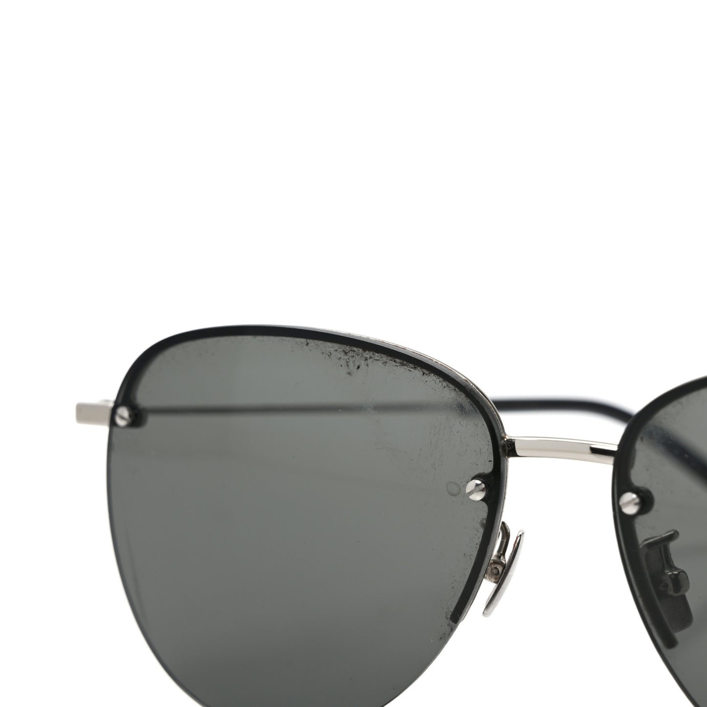 Metal Aviator 61mm SL 328 Sunglasses Black