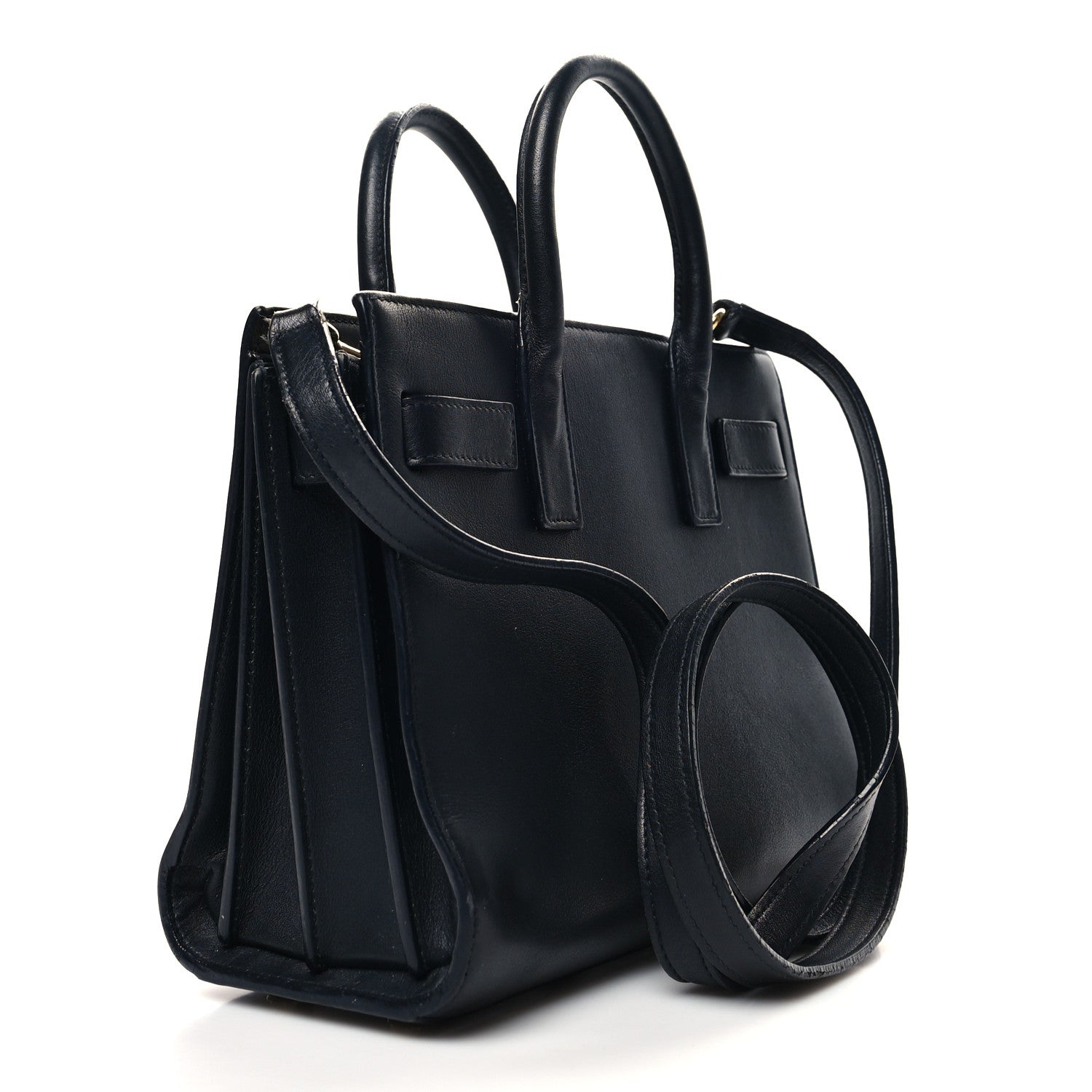 Saint Laurent Calfskin Nano Sac De Jour Black 3 of 13