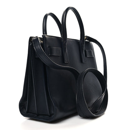 Saint Laurent Calfskin Nano Sac De Jour Black 3 of 13