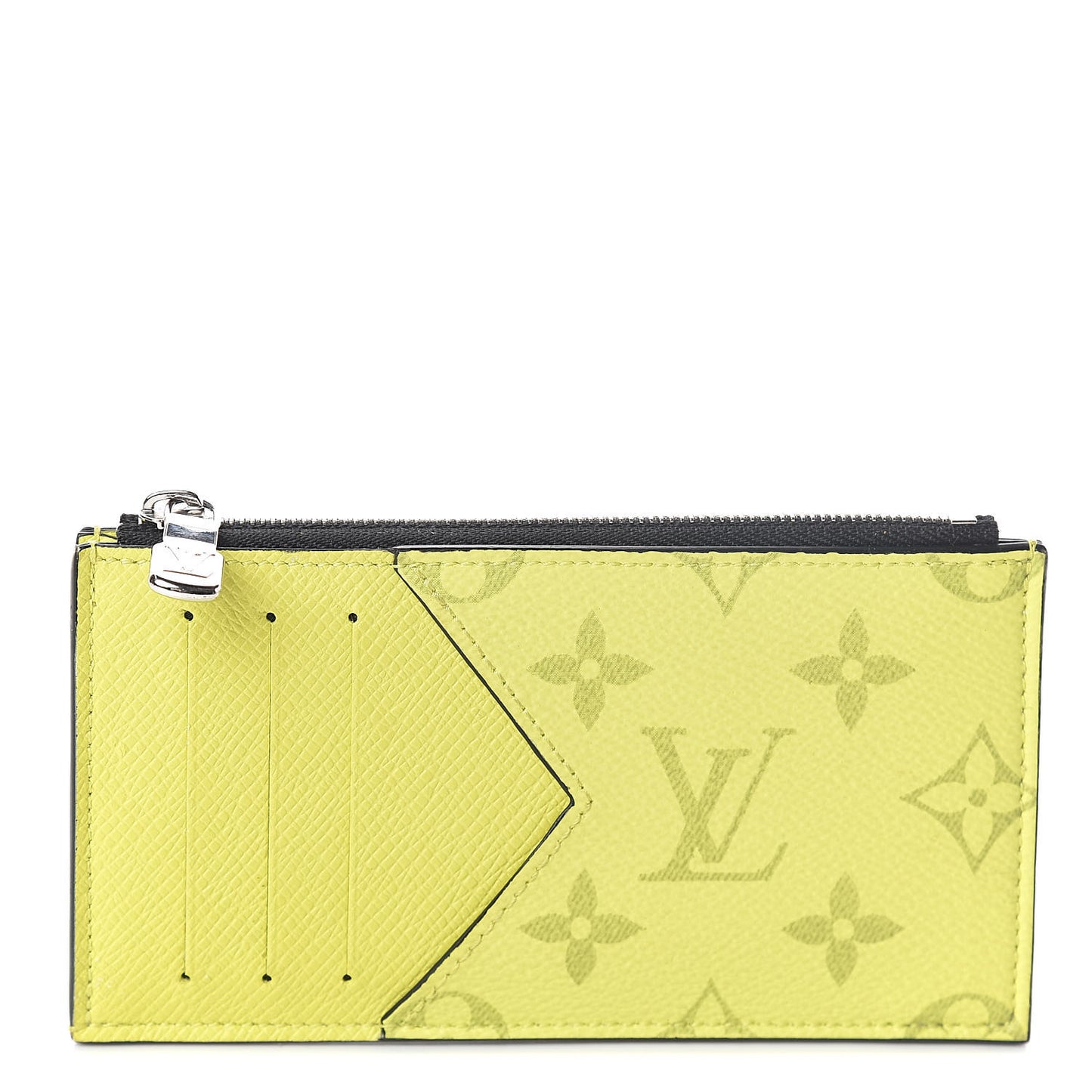 Monogram Taiga Coin Card Holder Yellow