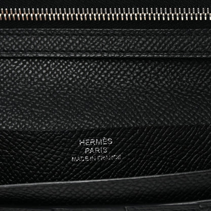 Hermes Epsom Bearn Gusset Wallet Black 6 of 6