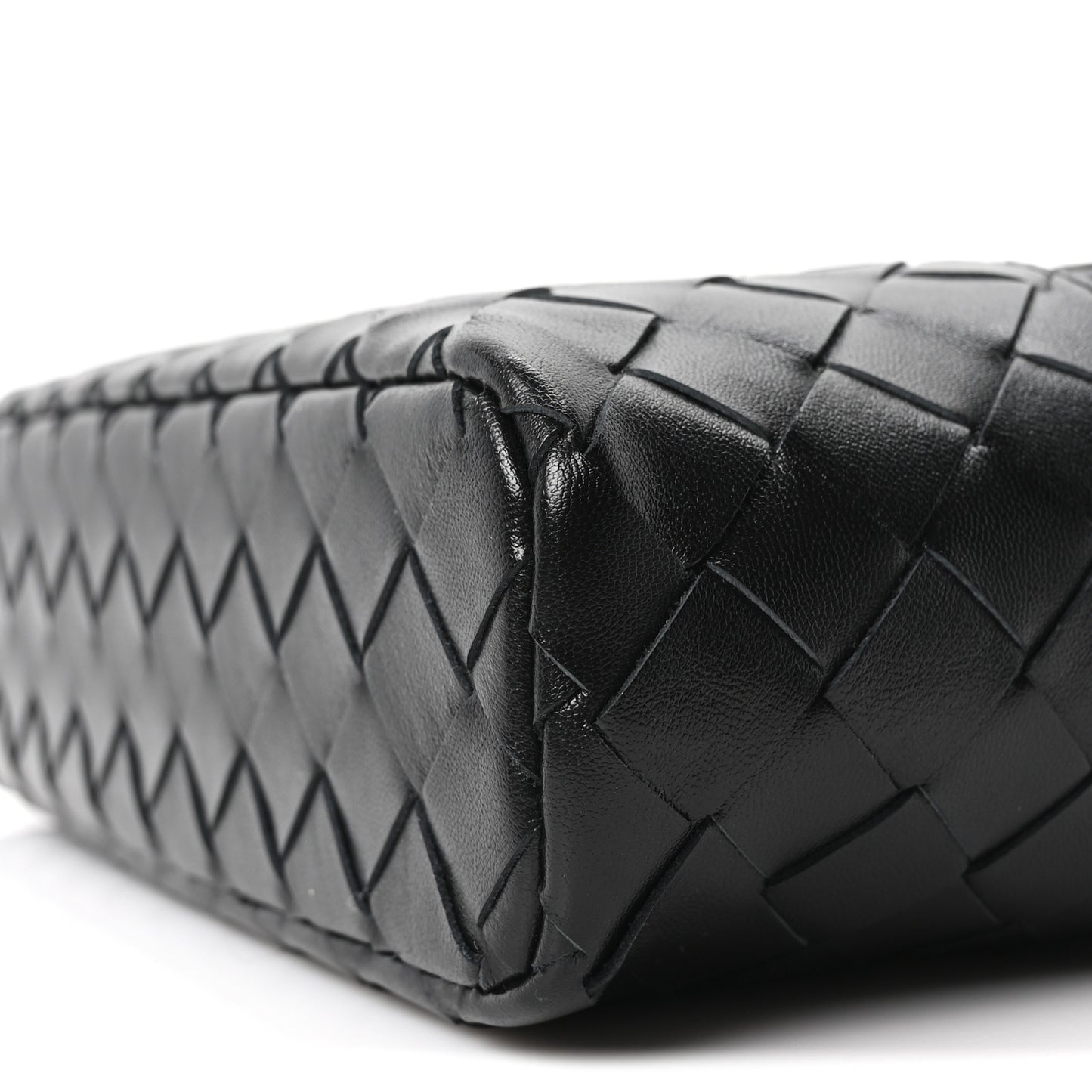 Calfskin Intrecciato Bang Bang Vanity Case Black