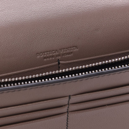 Bottega Veneta Nappa Intrecciato Brio Chain Wallet Steel 5 of 8