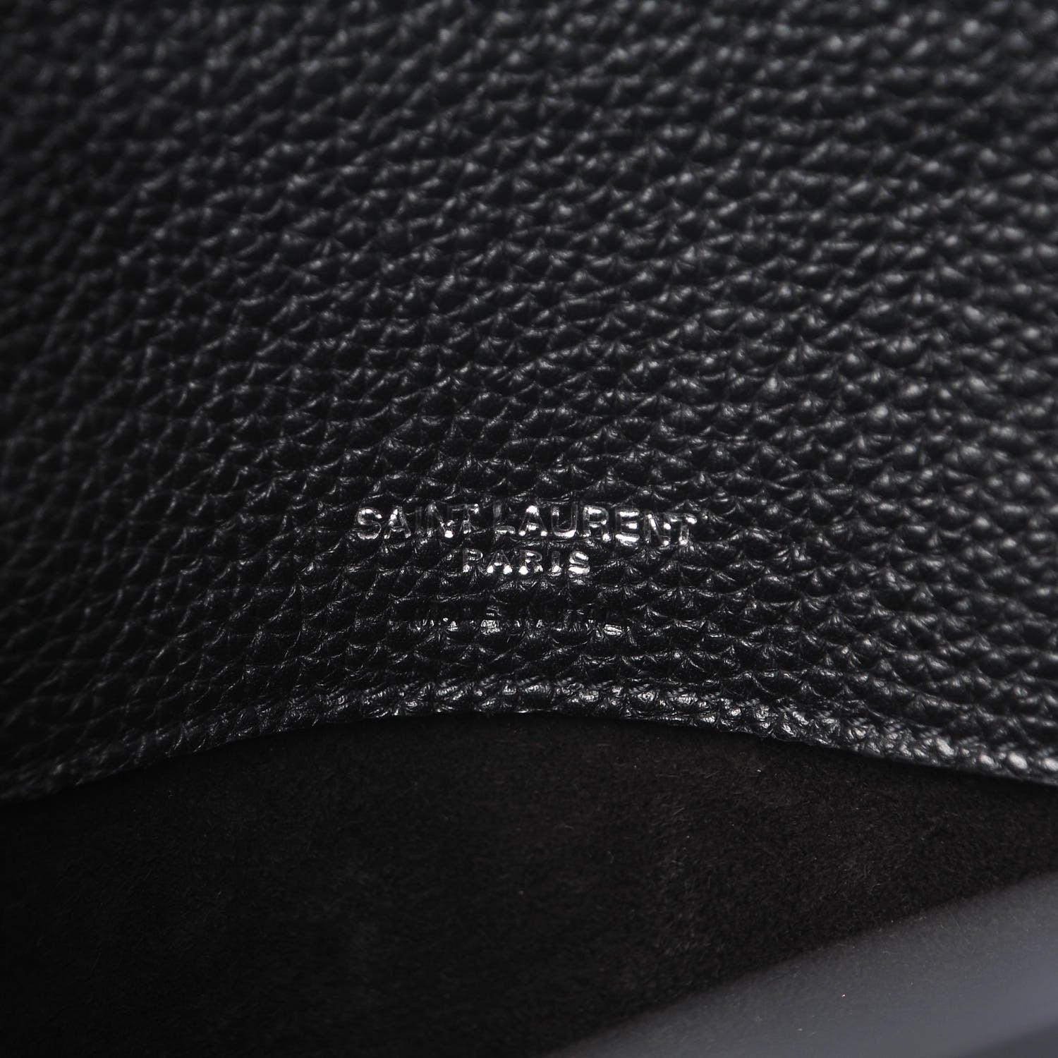 Saint Laurent Grained Calfskin Nano Sac De Jour Souple Black 7 of 8