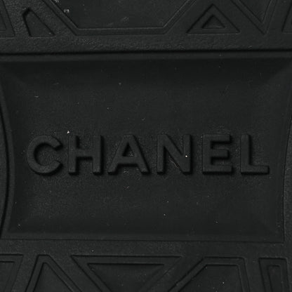 Chanel Velvet Calfskin Mixed Fibers CC Sneakers 40.5 Black 8 of 11