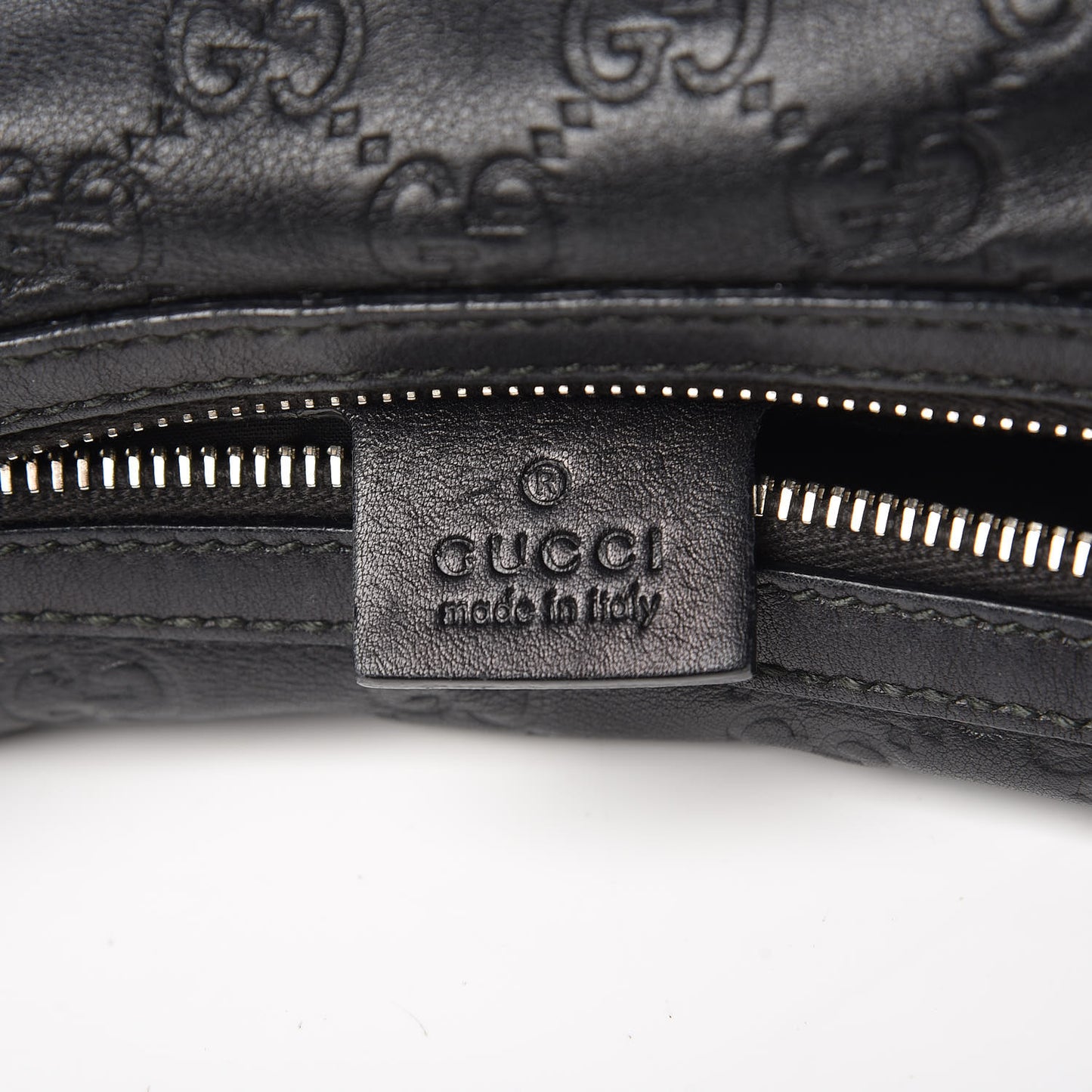 Guccissima Medium GG Twins Hobo Black