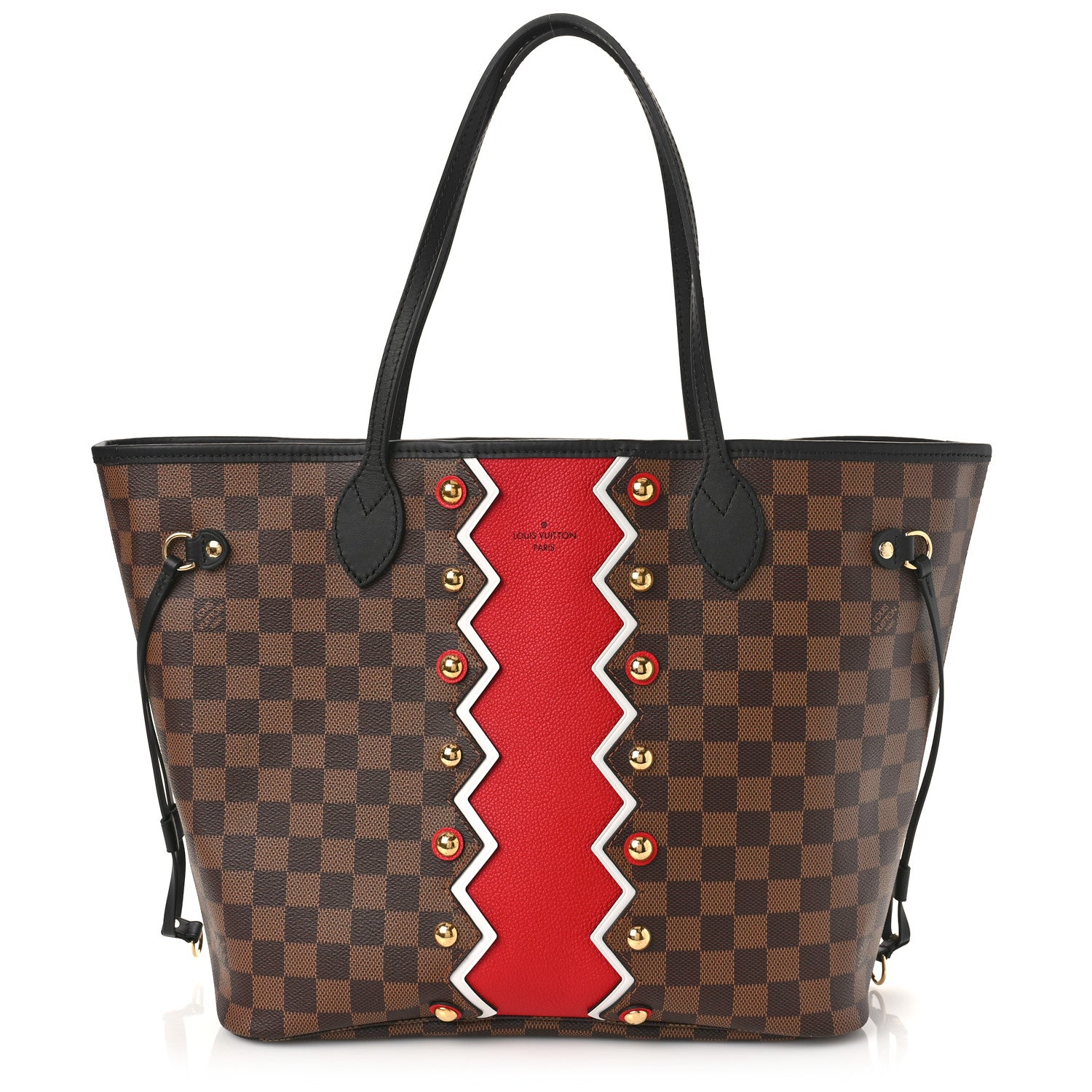 Louis Vuitton Damier Ebene Karakoram Neverfull MM 2 of 9
