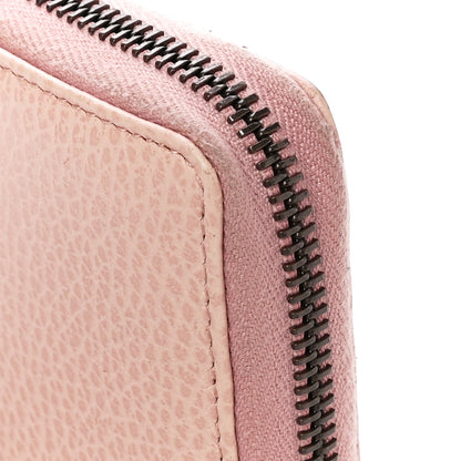Gucci Calfskin Butterfly Farfalla Zip Around Wallet Perfect Pink 12 of 13