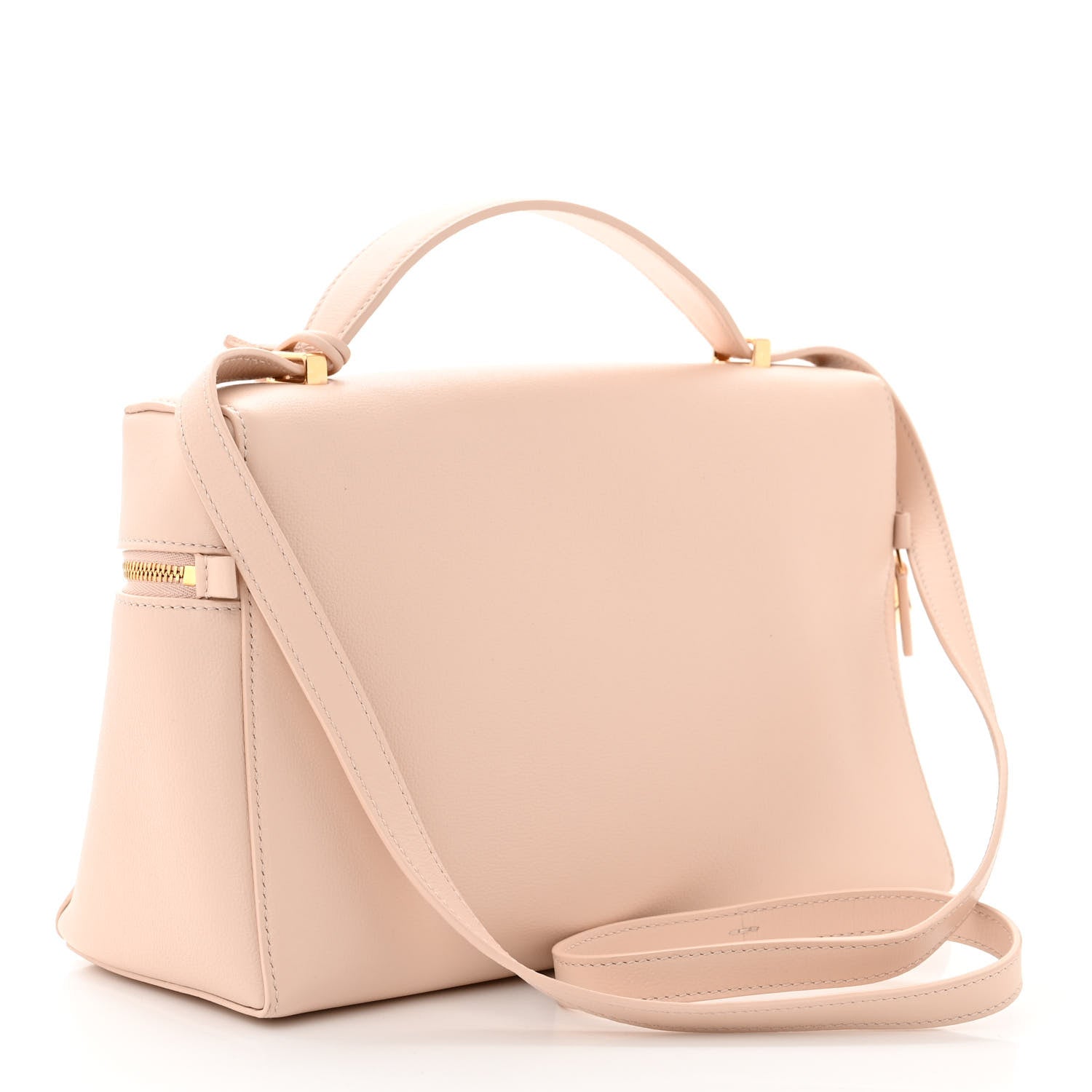 Loro Piana Calfskin Extra Bag L27 Creamed Honey 3 of 9