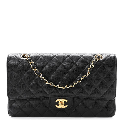 Chanel Caviar Quilted Medium Double Flap Black 1 of 10