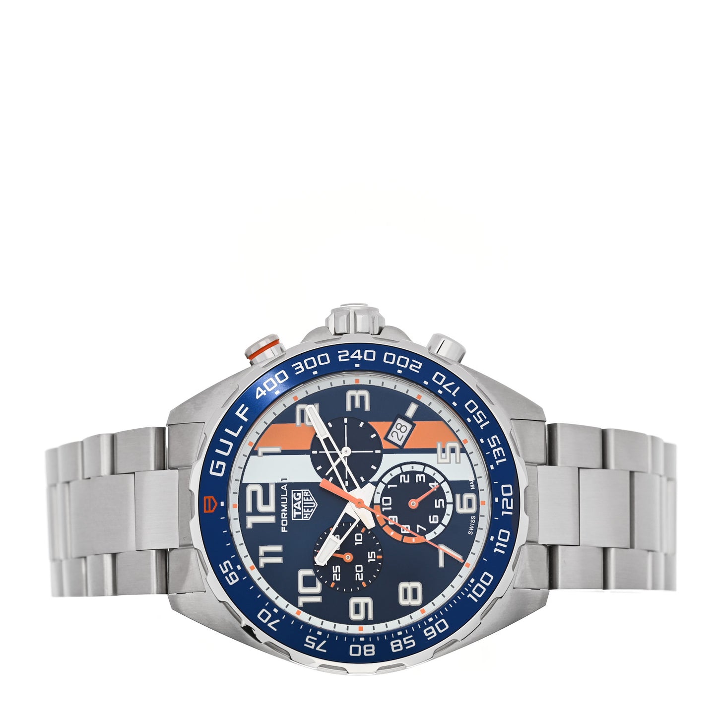Stainless Steel 43mm Formula 1 Chronograph Quartz Watch Blue CAZ101AT