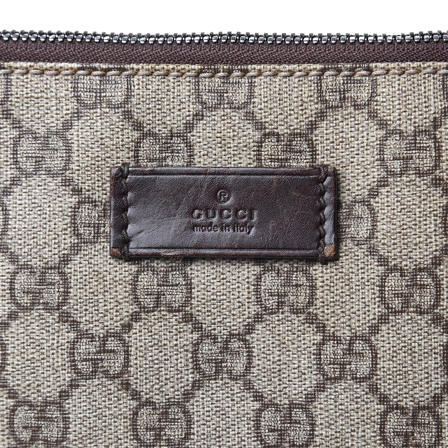 Denim Monogram Flat Messenger Bag Black