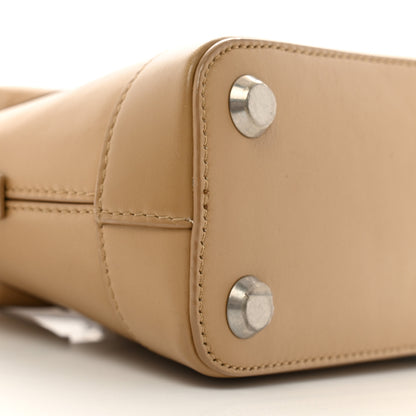 Balenciaga Calfskin Happy Sad XXS Ville Top Handle Bag Light Brown 8 of 12
