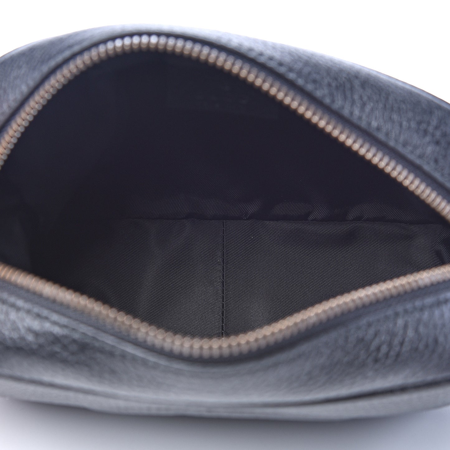 Pebbled Calfskin Mini Soho Disco Bag Black