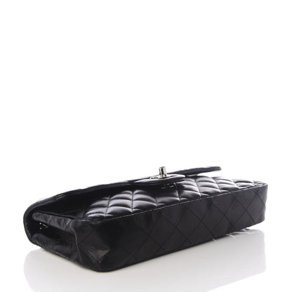 Chanel Lambskin Quilted East West Flap Black 3 of 8