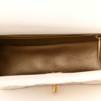 Chanel Lambskin Quilted Mini Pearl Crush Flap White 5 of 12