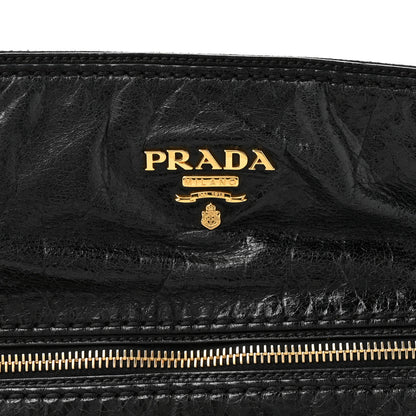 Prada Vitello Shine Hobo Black 7 of 12
