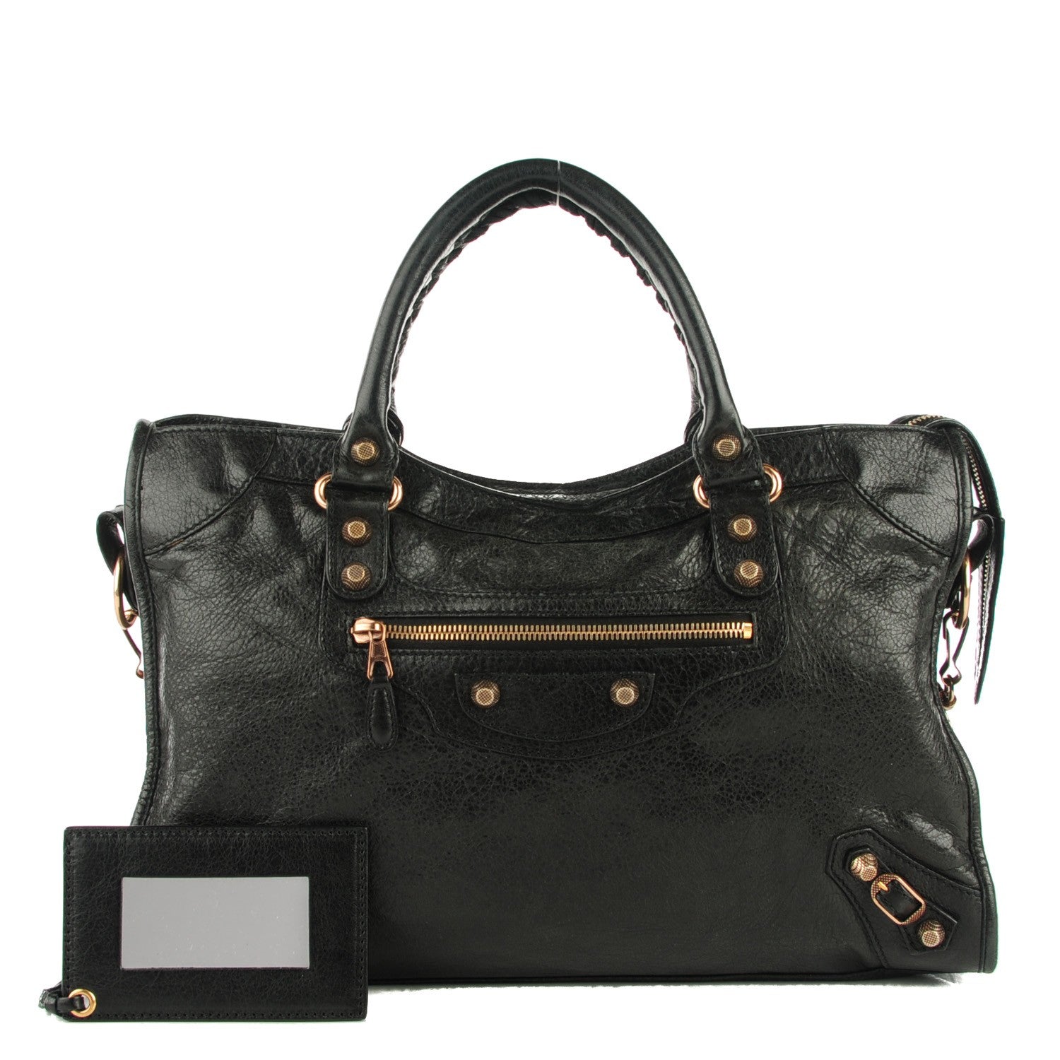 Balenciaga Agneau Giant 12 Rose Gold Hardware City Black 1 of 10
