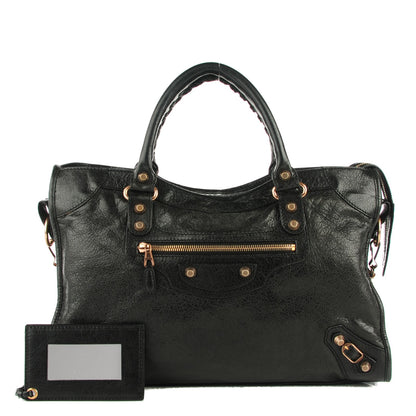 Balenciaga Agneau Giant 12 Rose Gold Hardware City Black 1 of 10