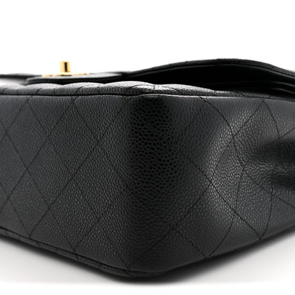 Chanel Caviar Quilted Jumbo Double Flap Black 10 of 11