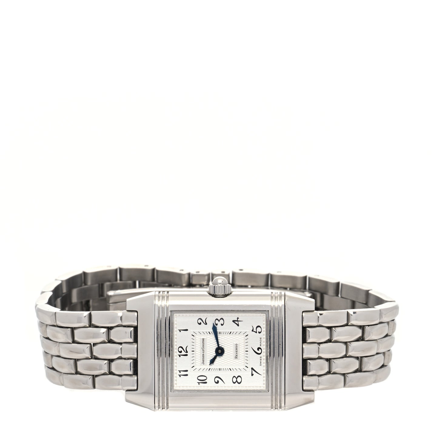 Stainless Steel Diamond Mother of Pearl 20mm Reverso Classic Duetto Manual Winding Watch 266.882.443