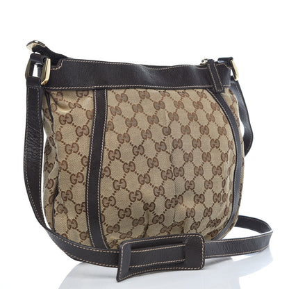 Gucci Monogram Small D Gold Ring Messenger Dark Brown 3 of 12