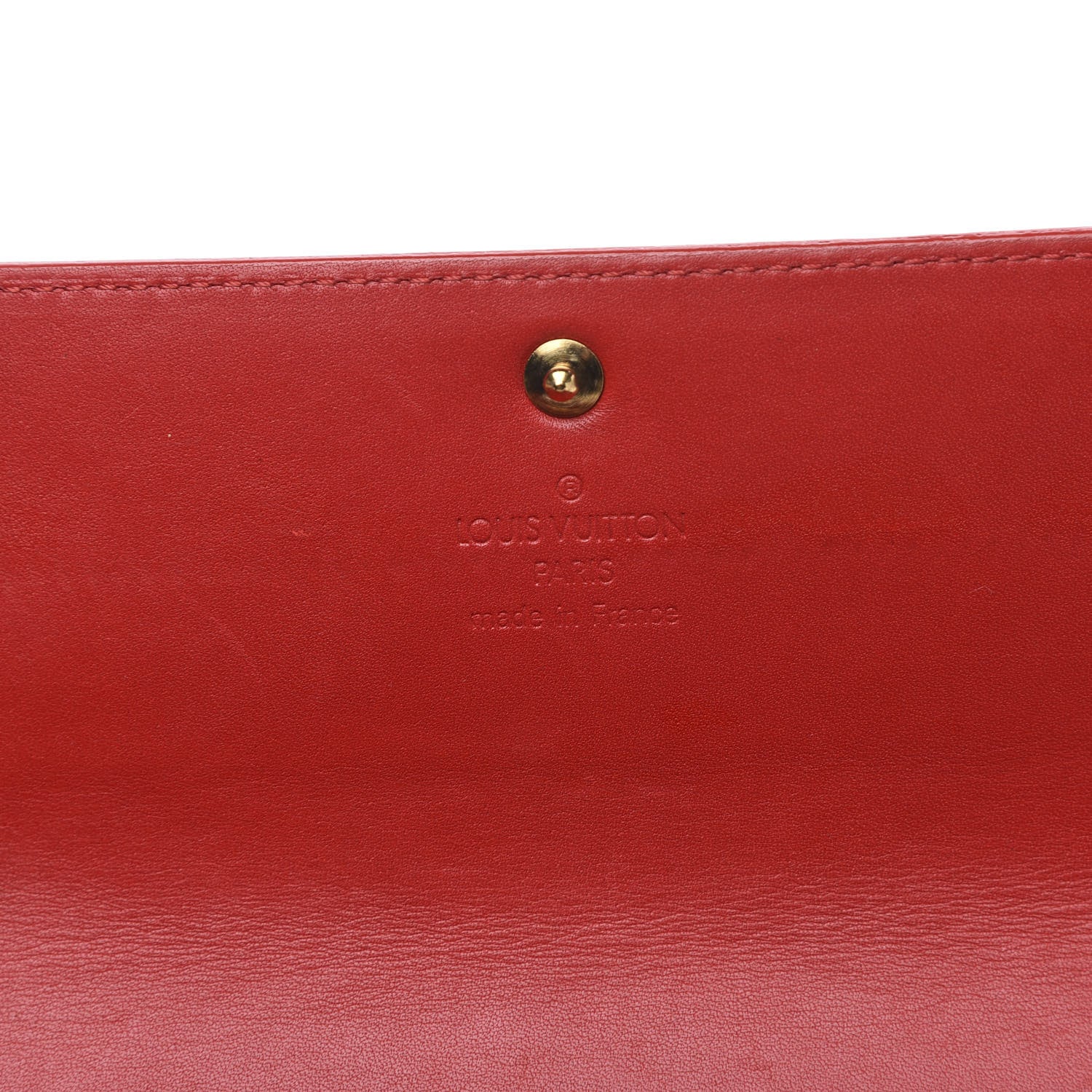 Louis Vuitton Vernis Sarah Wallet Rouge 6 of 12