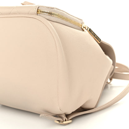Chanel Caviar Quilted Business Affinity Backpack Light Beige 10 of 11