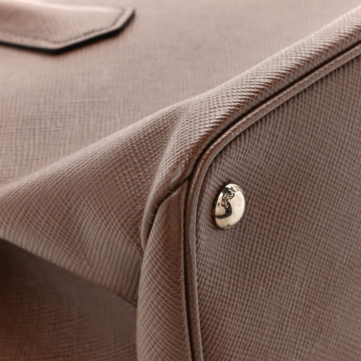 Saffiano Cuir Twin Tote Cocoa