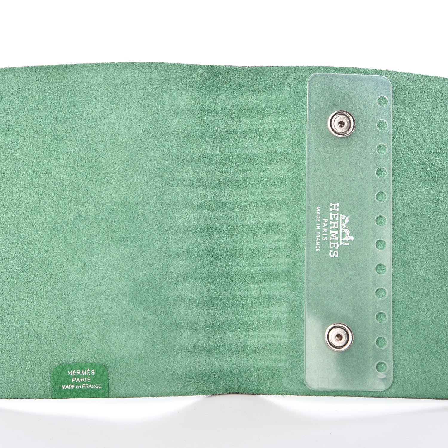 Hermes Taurillon Clemence Ulysse Mini Notebook Bambou 8 of 9