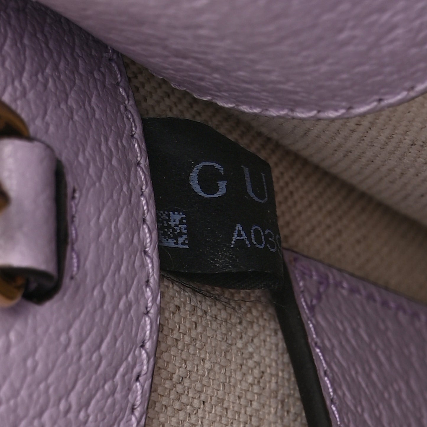 Monogram Jumbo GG Textured Dollar Calfskin Mini Tote Bag Beige Lapis
