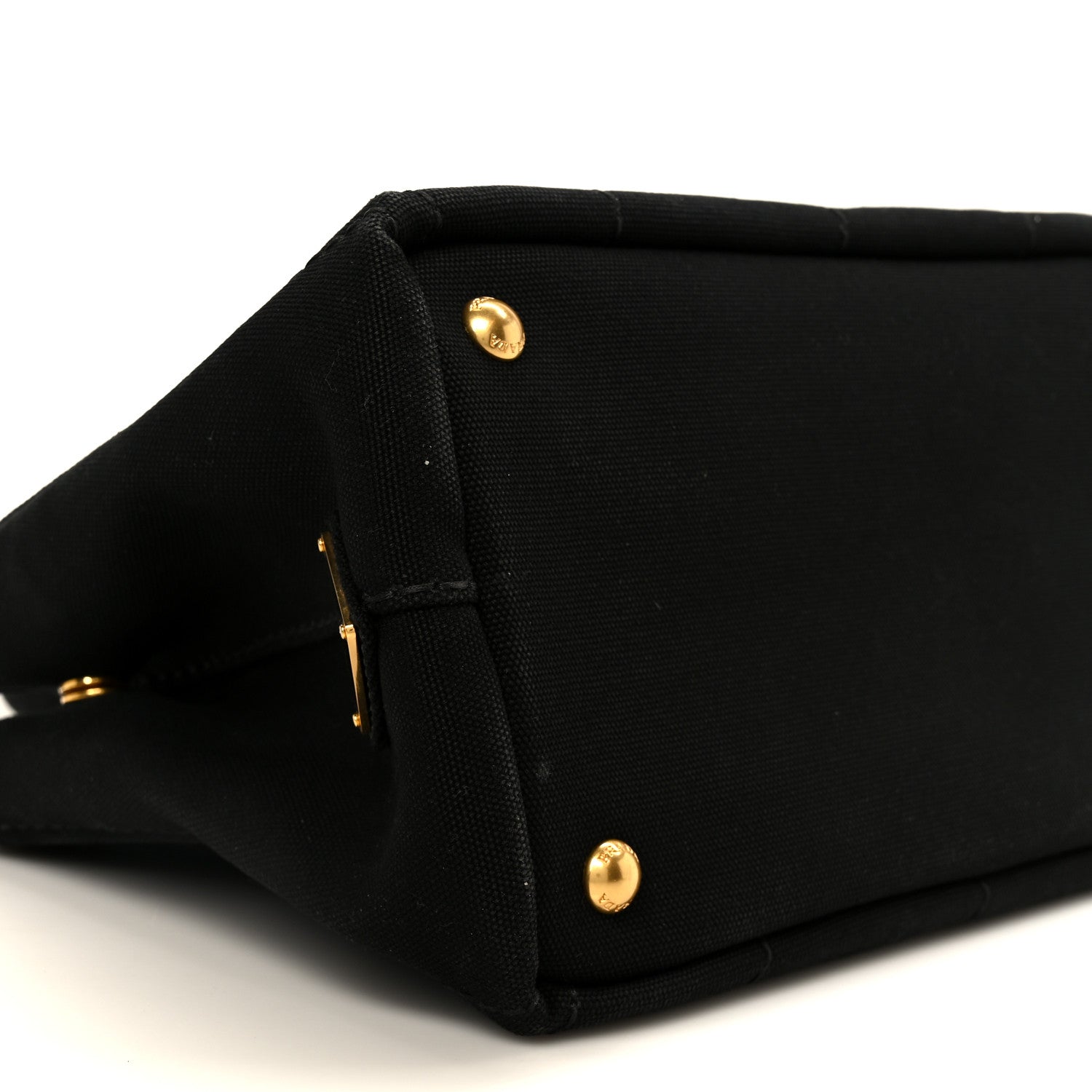 Prada Canapa Small Logo Tote Black Talco 11 of 13