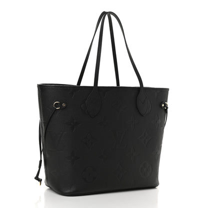 Louis Vuitton Empreinte Monogram Giant Neverfull MM Black 4 of 9
