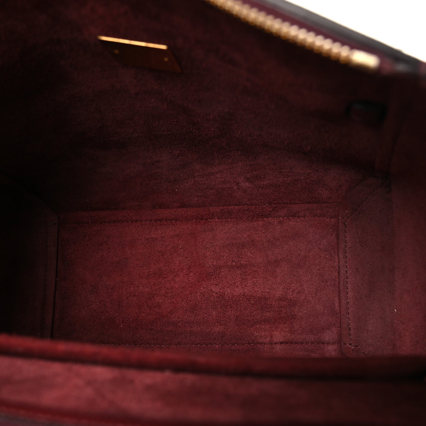 Grained Calfskin Micro Belt Bag Plum