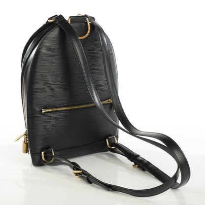 Louis Vuitton Epi Mabillon Backpack Black 3 of 7