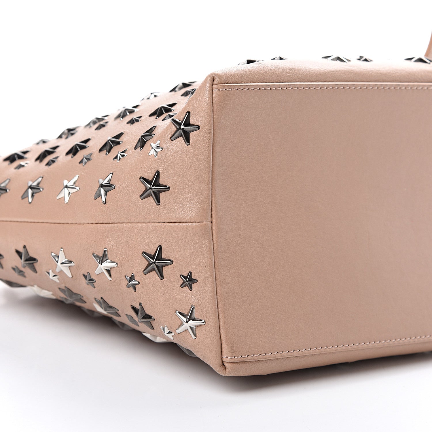 Jimmy Choo Calfskin Sofia Star Studded Tote Pink 7 of 10