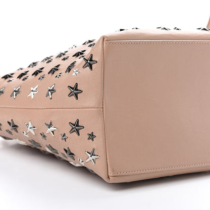 Jimmy Choo Calfskin Sofia Star Studded Tote Pink 7 of 10