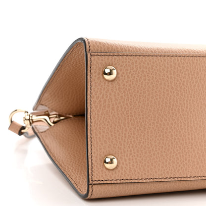 Gucci Dollar Calfskin Medium Soho Top Handle Satchel Camelia 9 of 11