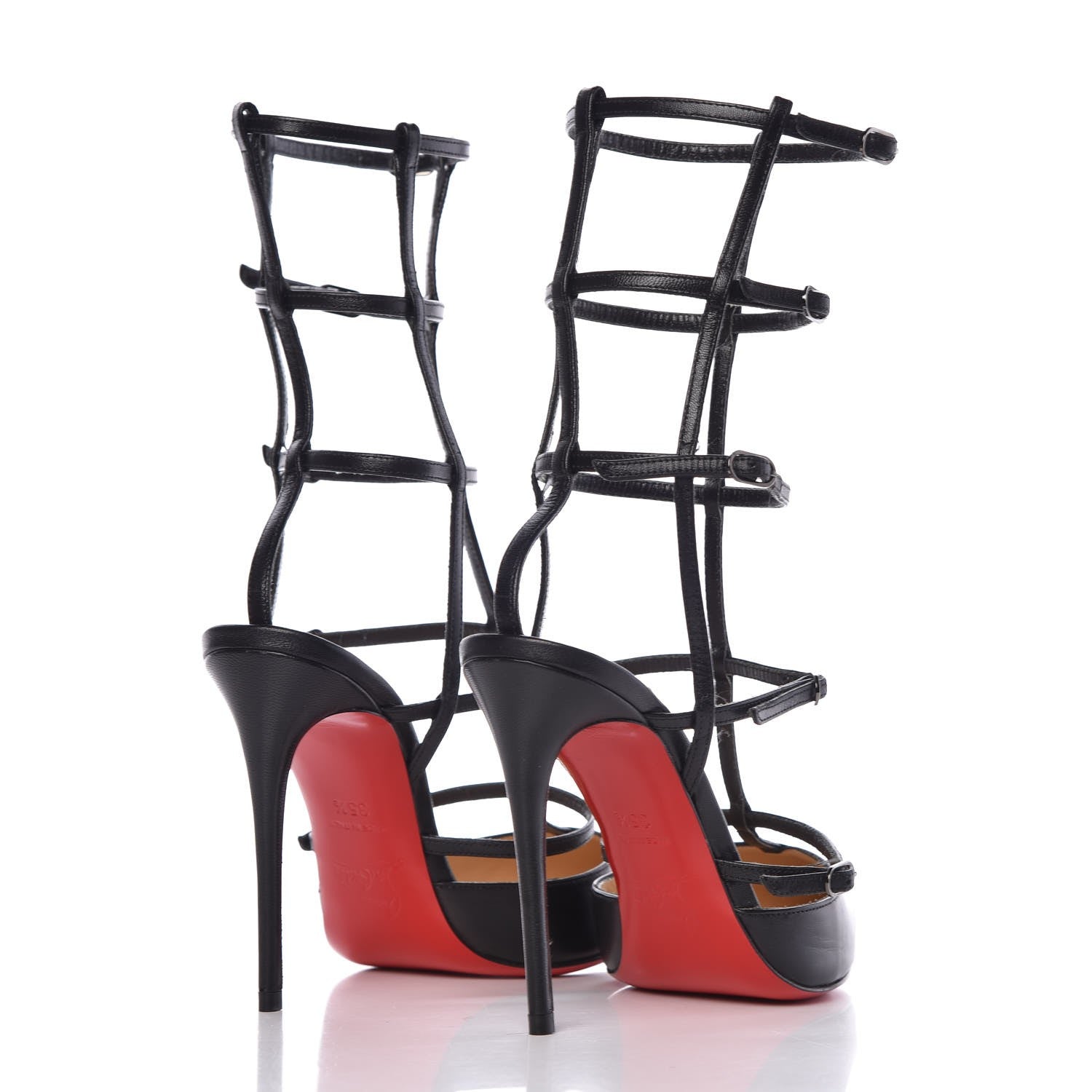 Christian Louboutin Kid Kadreyana 100 Pumps 35.5 Black 4 of 8