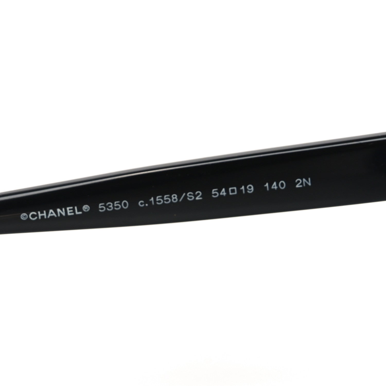Chanel Acetate CC Cat Eye Summer Sunglasses 5350 Black Blue 5 of 7
