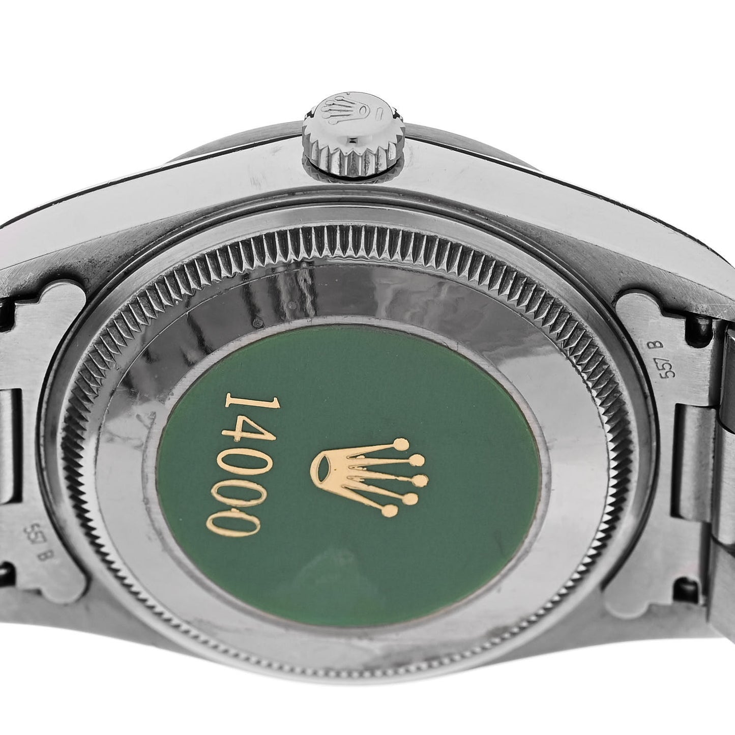 Stainless Steel 34mm Air-King Oyster Perpetual Precision Watch Black 14000