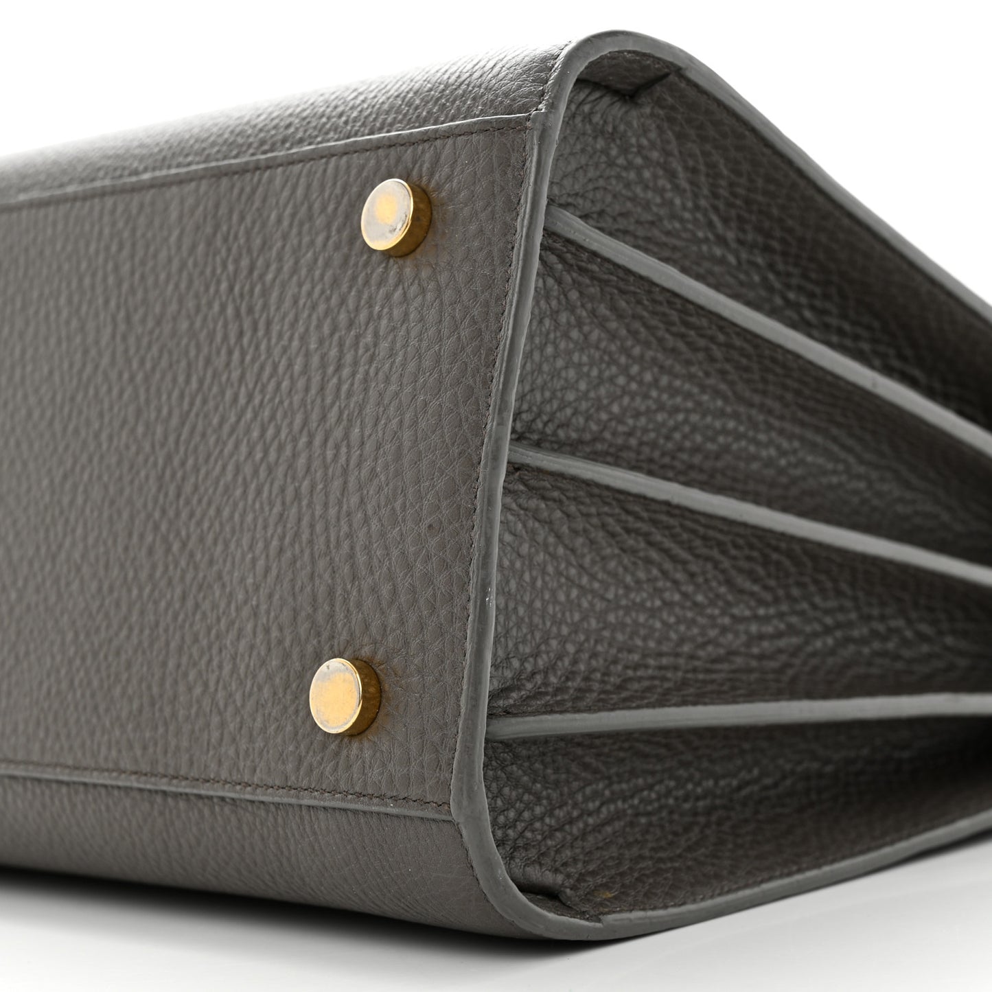 Grained Calfskin Small Sac De Jour Charcoal