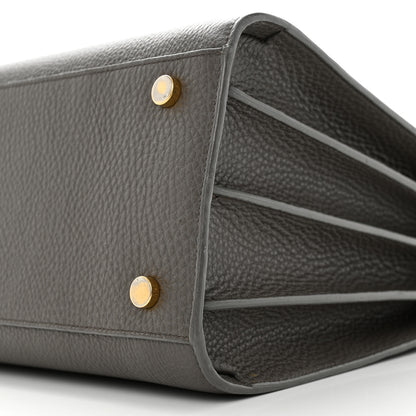 Saint Laurent Grained Calfskin Small Sac De Jour Charcoal 10 of 12