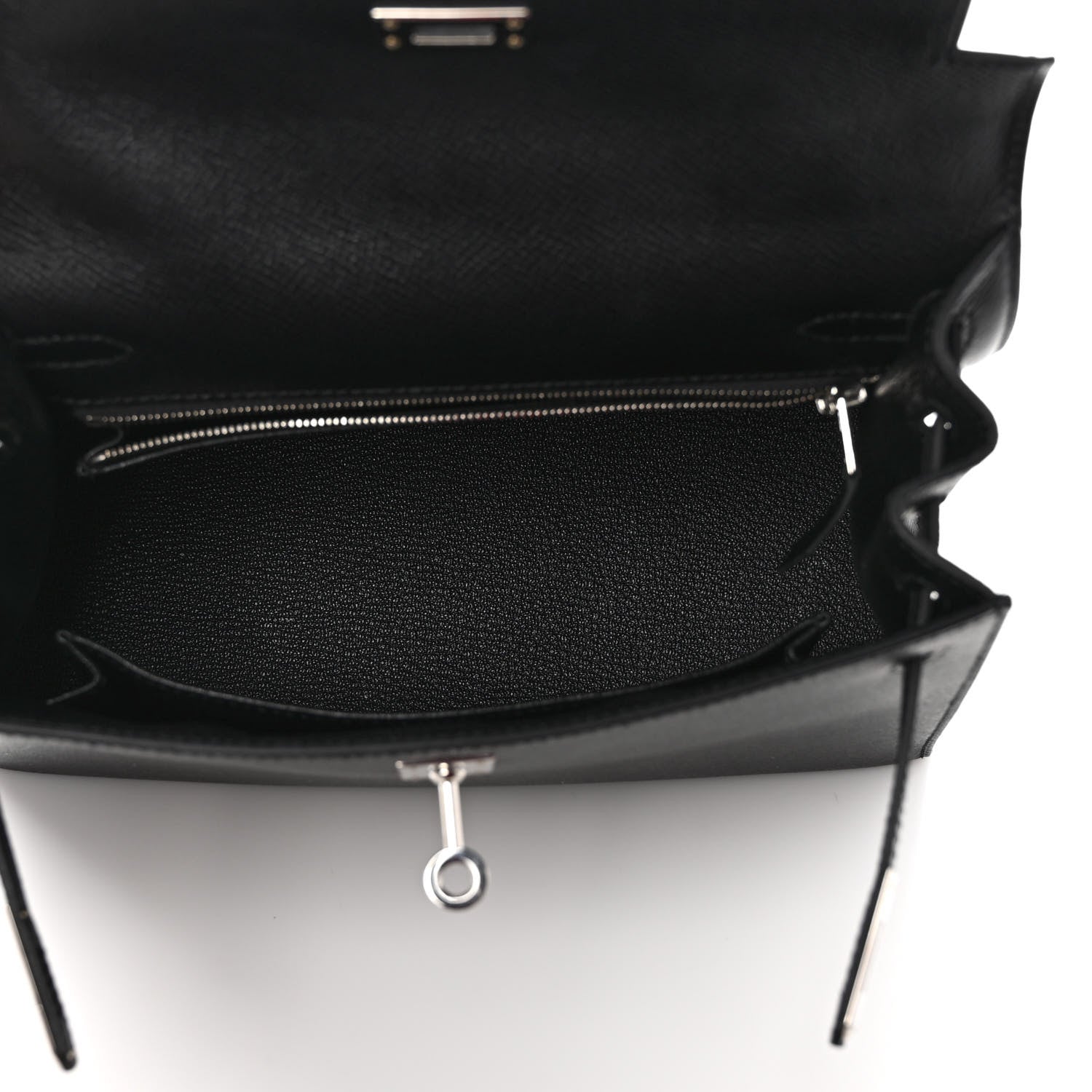 Hermes Epsom Kelly Sellier 25 Black 4 of 7